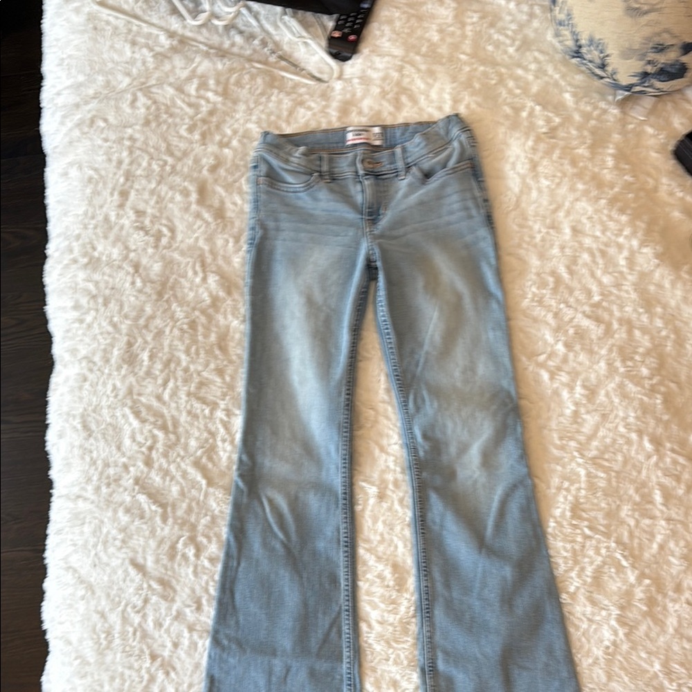 Abercrombie Kids Light Blue Flare Jeans